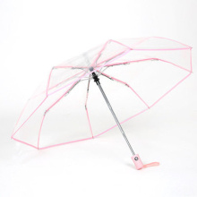 parapluie pliant transparent entièrement automatique voir pvc